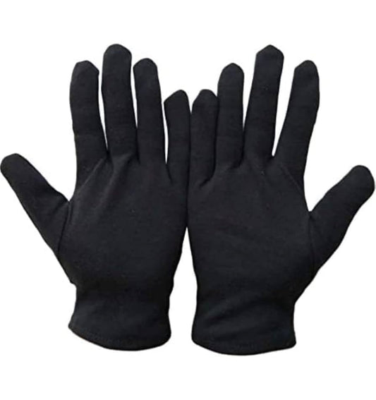 SSS Cotton Gloves (Black)