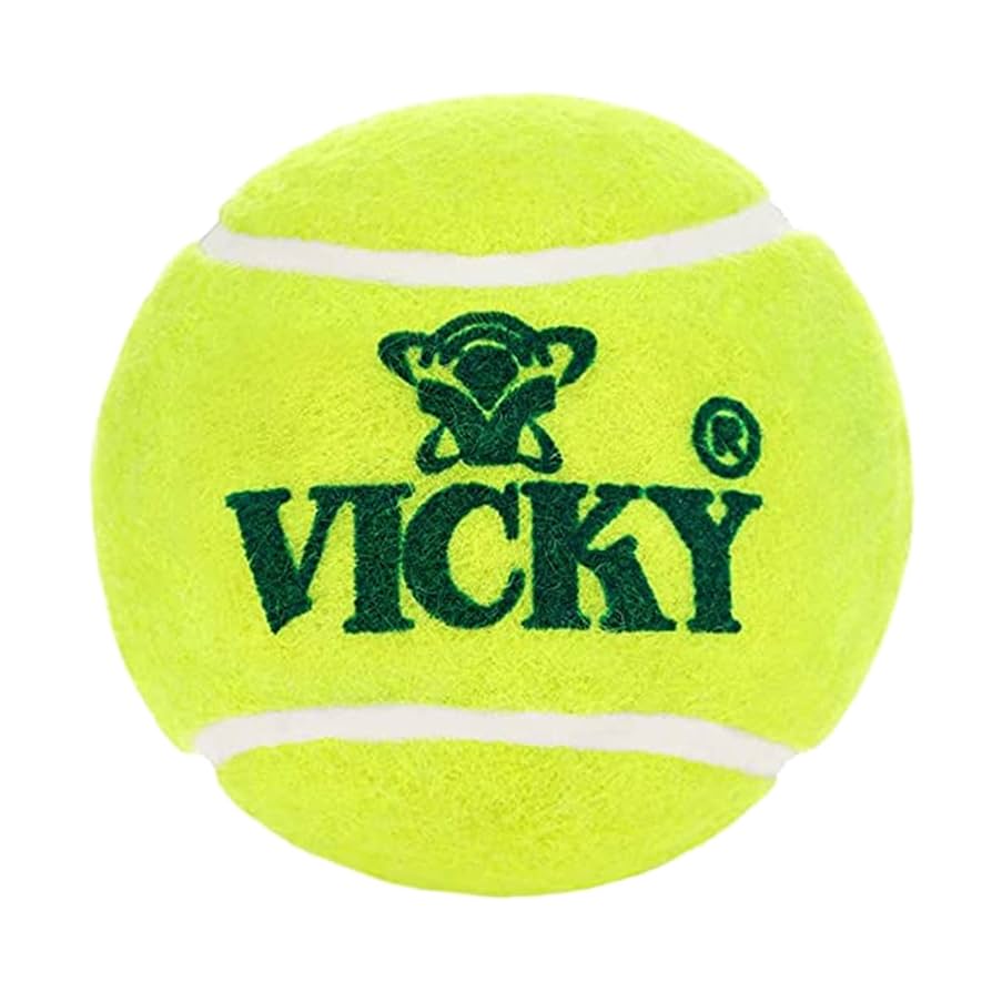 Vicky Cricket Tennis Ball (high bounce Pack of 6pc)