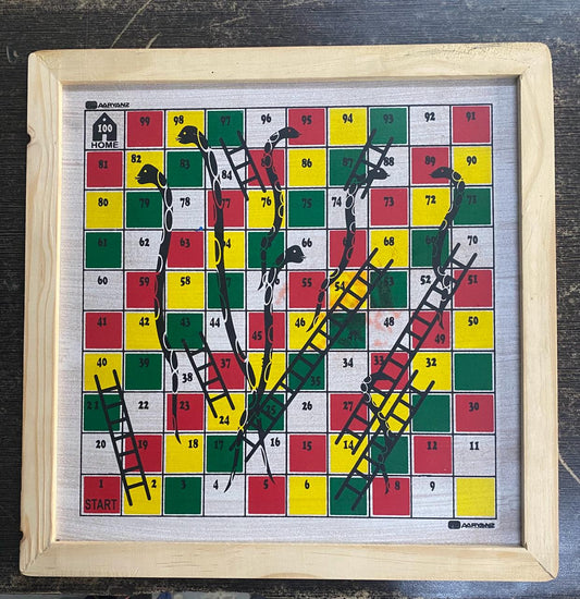 2IN 1 Chess & Snake and Ladders Board