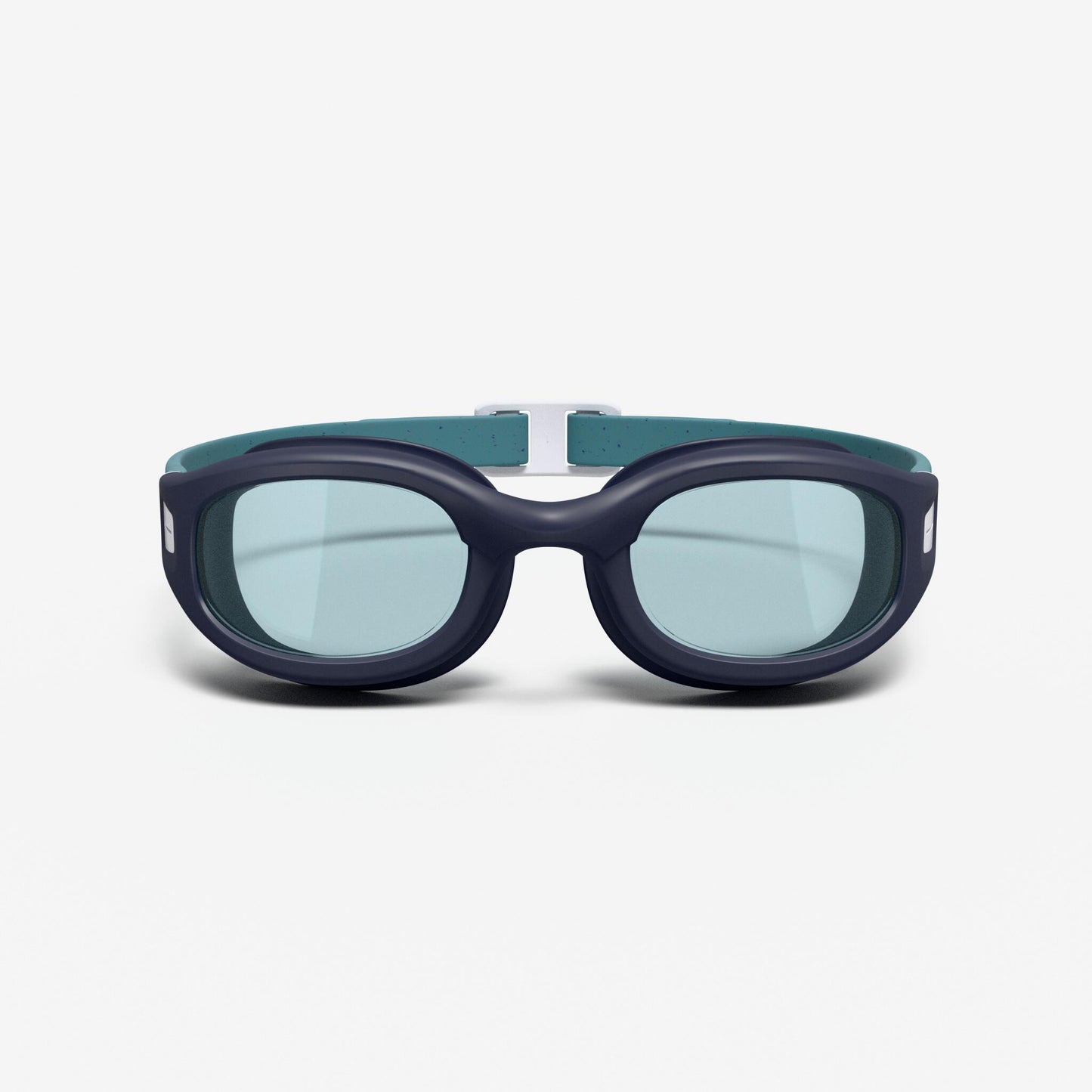 Swimming Goggles L Soft Green Tinted Secure Fit Turquoise