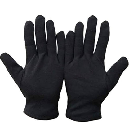 SSS Cotton Gloves (Black)