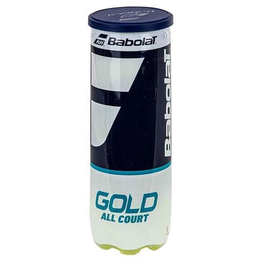 Babolat Rubber Gold All Court Tennis Balls 1 Can-3 Balls