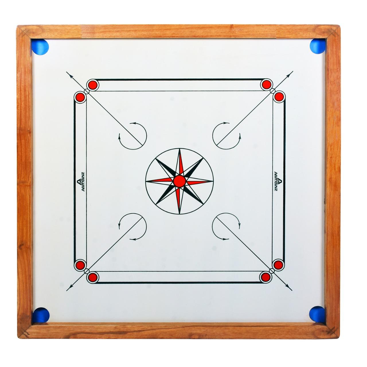 Big Size Wooden Carrom Board with Coins and Stricker