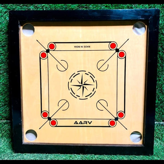 Wooden Medium Size Carrom Board with Coins and Stricker