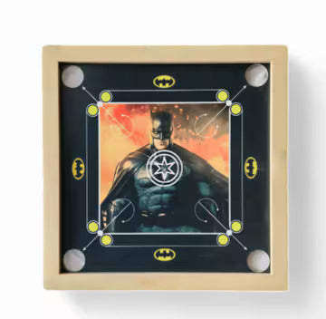 Batman Medium Size Wooden Carrom Board with Coins and Stricker