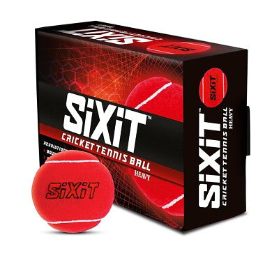 Sixit Cricket Tennis Ball Heavy (Pack of 6pc)