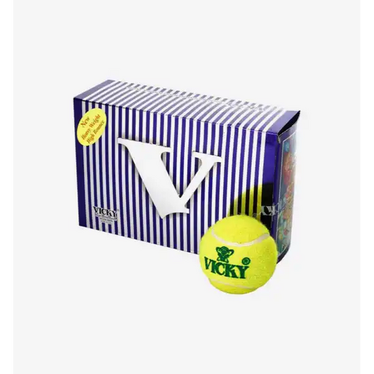 Vicky Cricket Tennis Ball (high bounce Pack of 6pc)